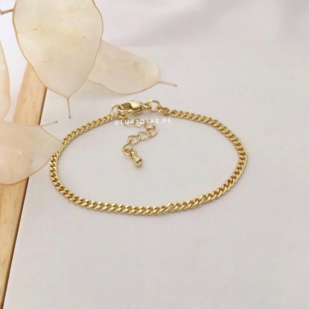 Pulsera Chunky Delgada