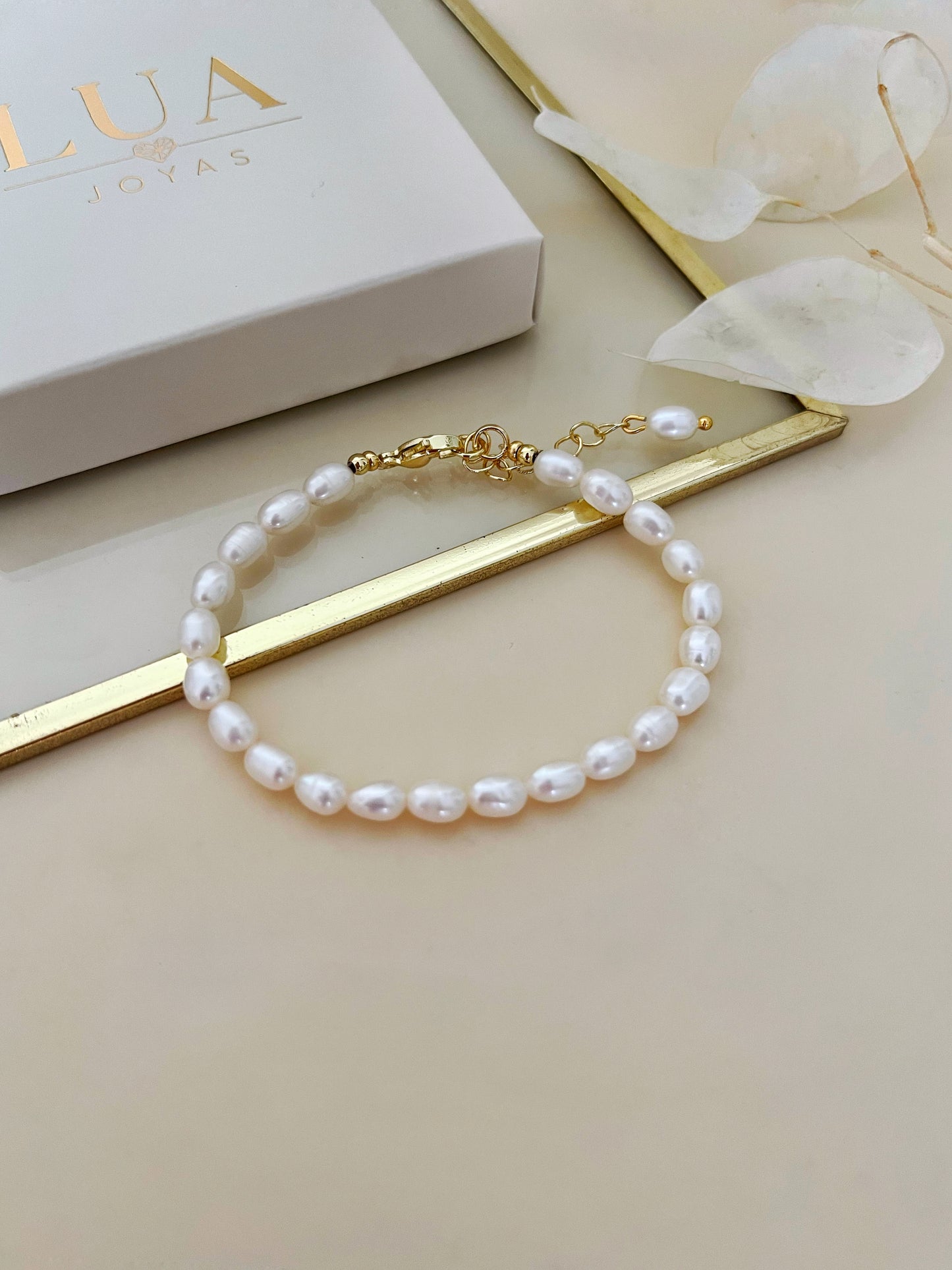 Pulsera Eres Unica - Perlas de Rio