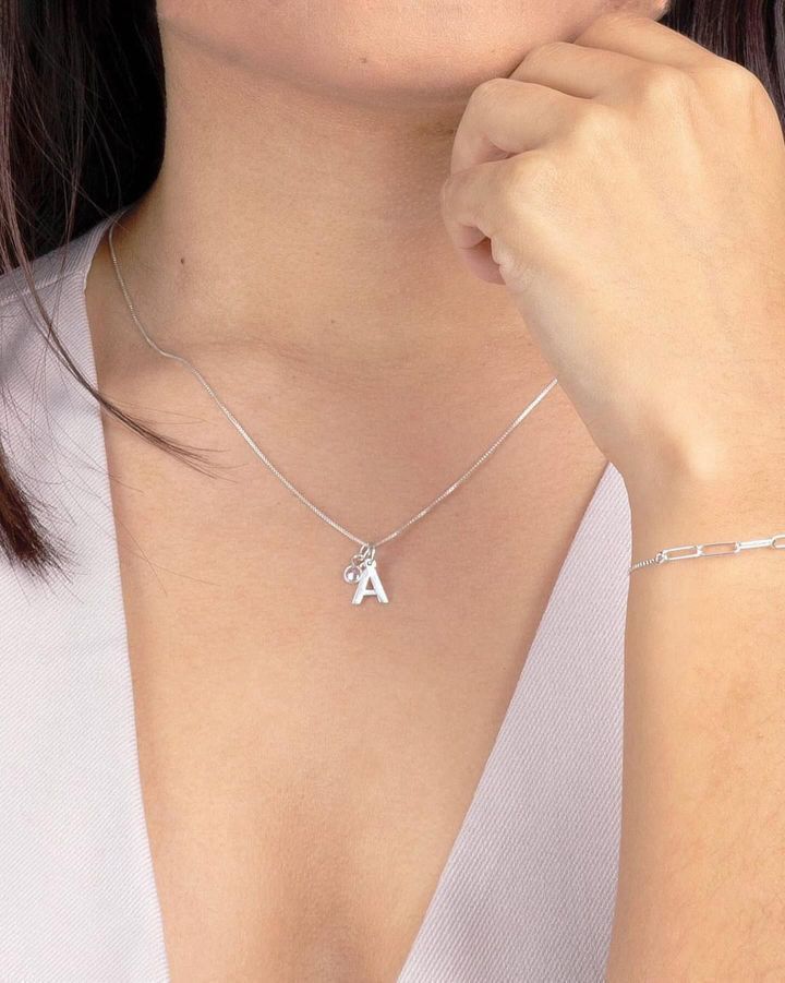 Collar Inicial Soy Imparable de Plata