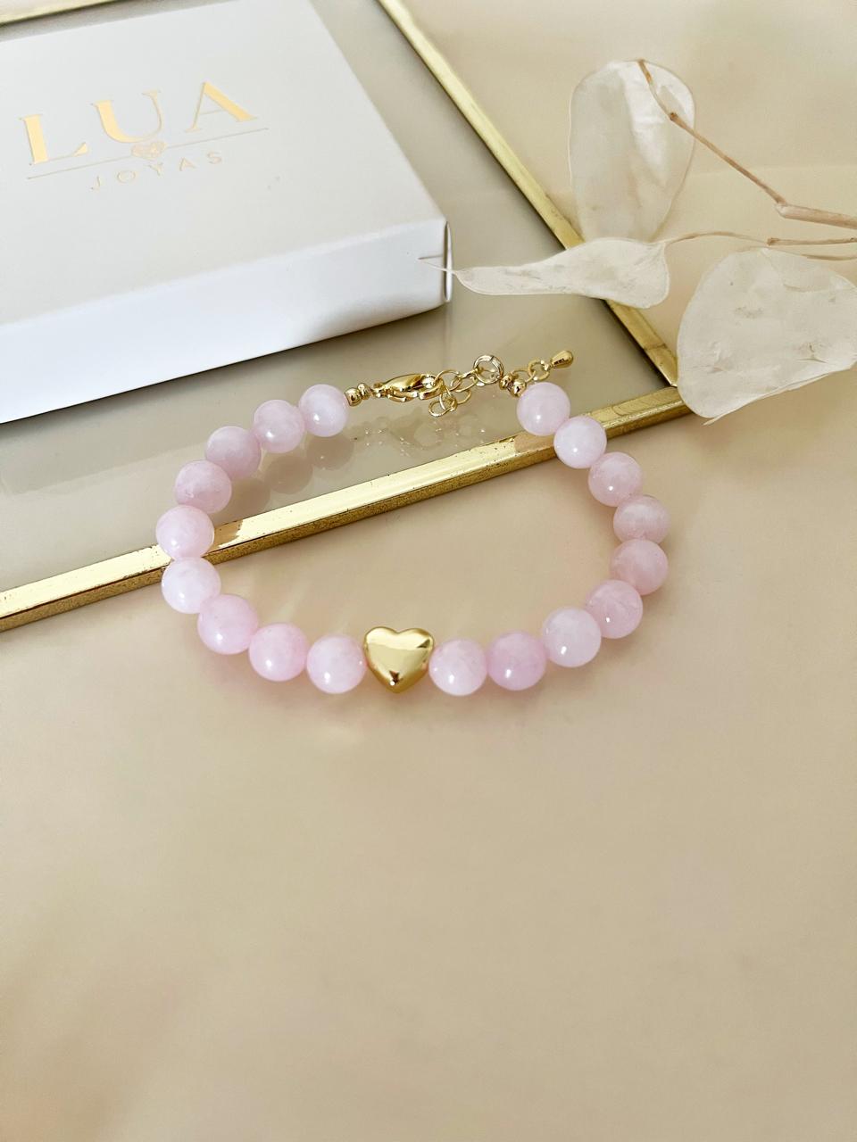 Pulsera Cuarzo Rosa